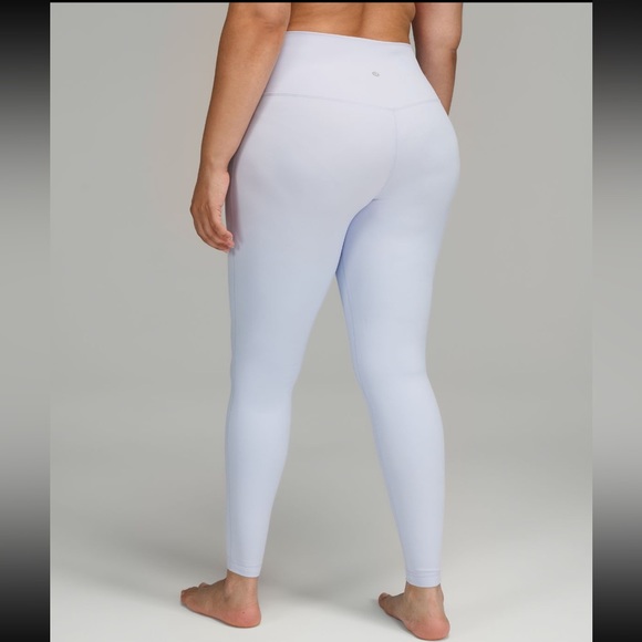 Lululemon pastel blue align high rise leggings size 4 (double lined) - Picture 3 of 7